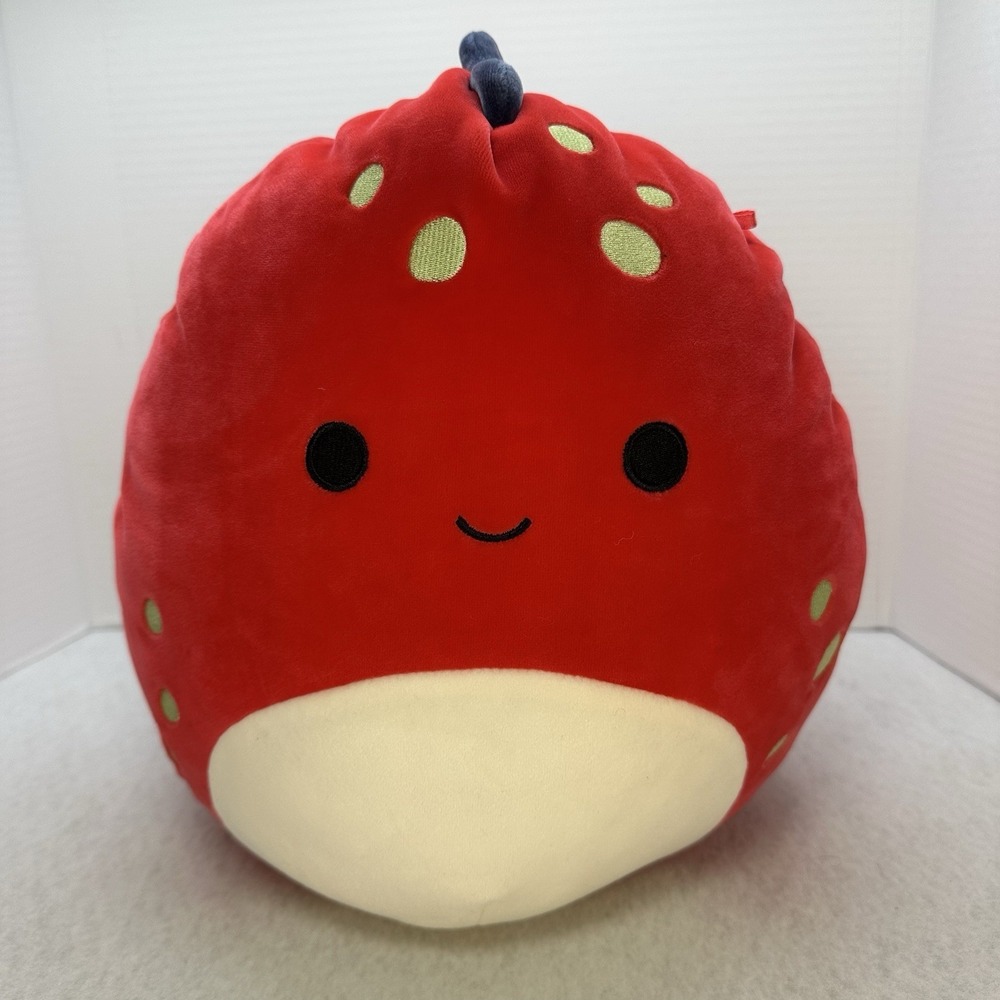 Squishmallows Red 11 Inch Dolan The Red Dinosaur Plush Animal Toy KellyToy